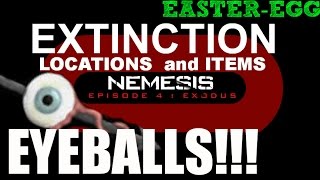 COD EXTINCTION EXODUS NEMESIS NEVERSOFT EYEBALL ALL LOCATIONS [upl. by Fawnia]