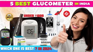 Best Glucometer In India 2024  Most Accurate Glucometer in India 2024  Best Sugar Testing Machine [upl. by Balling]