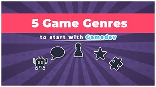 5 Types of Games to Start with Game Development [upl. by Penney]