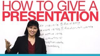 How to give a presentation in English [upl. by Ria195]