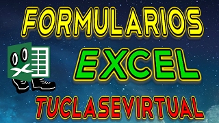 Formularios en Excel 2016 [upl. by Atnauqahs]