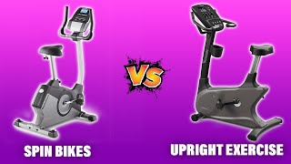 Spin Bikes vs Upright Exercise Bikes What Are The Differences A Detailed Comparison [upl. by Dasya]