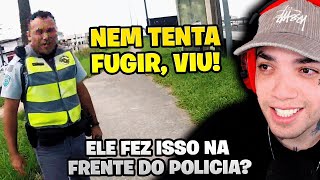 NEM TENTE FUGIR Noia reage ENQUADROS DE MOTO EP 16 [upl. by Nilkoorb324]