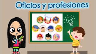 Oficios y profesiones para niños AprendeEnCasaIII preescolar ¿Qué quieres ser cuando seas grande [upl. by Lee]