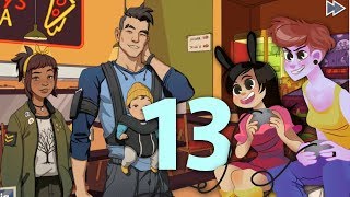 DREAM DADDY  2 GIRLS 1 LETS PLAY PART 13 PIZZA PARTY [upl. by Neehs]