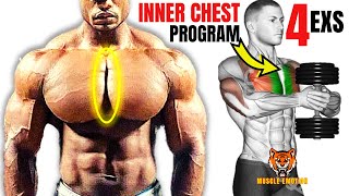 4 BEST INNER CHEST EXERCISES FOR A PERFECT PROGRAM AT GYM [upl. by Boles]