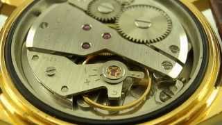 Seiko Champion Calendar 860 Manualwind Movement running [upl. by Nellda]