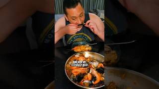 stovetop seafood paella comedy [upl. by Mloclam]