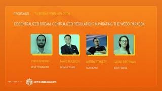 TechTalks 2024  Panel Decentralized Dream Centralized Regulation Navigating the Web3 Paradox [upl. by Dimitris]