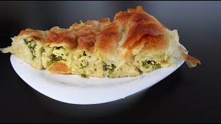 Баница со спанаќ и сирење  Cheese and spinach pie [upl. by Anigar71]