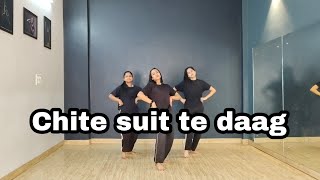 Chite suit te daag song dance video [upl. by Riddle]