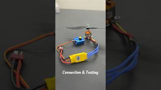 How to Connect a Drone Motor to ESC and Servo Motor Tester  Dronr Motor shorts drone motor [upl. by Dag573]