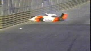 1990 Formula 3  Macau  Schumacher and Hakkinen Crash [upl. by Hartman]