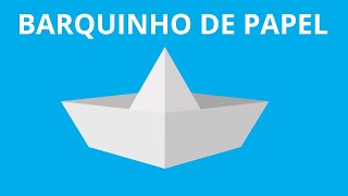 COMO FAZER BARQUINHO DE PAPEL FÁCIL E RÁPIDO [upl. by Aneala911]