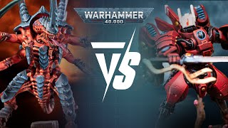 Warhammer 40k 10th Edition Live 2000pts Battle Report Tyranids Vs Tau [upl. by Kiefer]