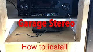 Installing A Stereo In GarageShop [upl. by Aip]