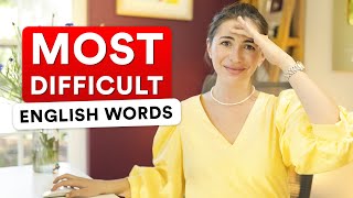 Advanced English Words Americans Mispronounce  Difficult English Words [upl. by Othello]