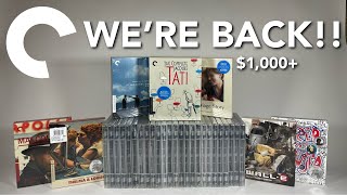 The 1000 Mega Haul… Criterion Collection 50 off Barnes amp Noble Sale 4K Bluray Haul [upl. by Maxwell]