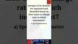 Isotopes Separating and Identifying Atoms chemistry physics quiz [upl. by Chin56]