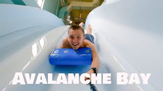 Avalanche Bay Waterpark OFFICIAL WATERSLIDES POV  Boyne Mountain Resort Michigan [upl. by Maxima]