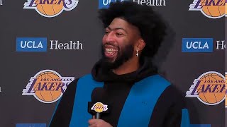 Anthony Davis Impressed by Jaxson Hayes Performance in Win Over Memphis Postgame Interview [upl. by Stephan]