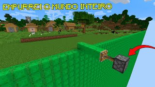 eu coloquei um pistão infinito no minecraft [upl. by Gerald]