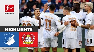 Back on the road to success  TSG Hoffenheim  Bayer 04 Leverkusen 14  Highlights  Matchday 3 [upl. by Lehman]