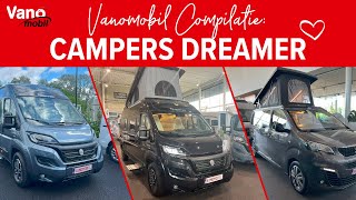 Compilatie Dreamer campers  In de showroom bij Vanomobil [upl. by Leontina]