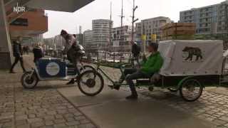 NDR Markt Lieferung per Lastenfahrrad TV 13042015 [upl. by Rumit]