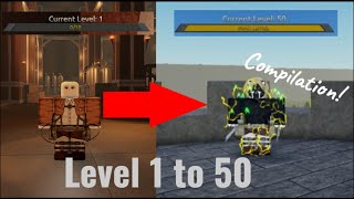 TITANAGE LEVEL 1 TO 50  Compilation and tutorial [upl. by Atinuj124]