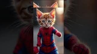 Spider Miau miau Miau heroes spiderman marvel superheroes [upl. by Clemente290]