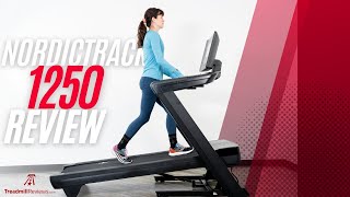 NordicTrack Commercial 1250 Treadmill Review  New For 2023 [upl. by Leizar]