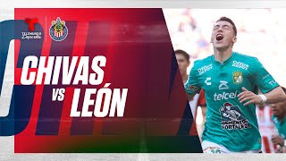 Chivas vs León 12  Highlights amp Goles  Telemundo Deportes [upl. by Noli]