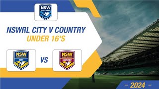 NSWRL 2024 City vs Country Under 16s [upl. by Enilarak]