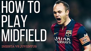 How To Play Center Midfielder In Football  Andres Iniesta Analysis VS Juventus [upl. by Katt462]