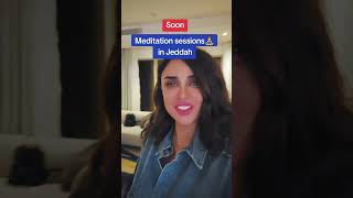 Meditation sessions in Jeddah 🧘‍♀️ psychology Meditation thetahealing therapist شيرينالجمل [upl. by Teik]