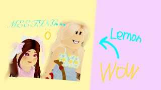 JOINING LEMON PLAYS ROBLOX Taking Screenshots Freaking out  Running [upl. by Reynard]