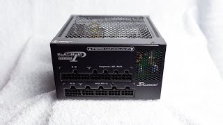 Seasonic Platinum Series Fanless PSU Power Supply  ATX  Haswell Ready Premium PC Hardware Award [upl. by Aihc]