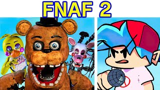 Friday Night Funkin VS Five Nights at Freddys 2 FULL WEEK Toy Chica Foxy Bonnie FNF ModFNaF 2 [upl. by Theressa]