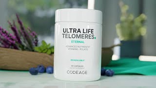 Ultra Life Telomeres Supplement Formula  Lmethylfolte 5MTHF B12 as Methylcobalamin  Codeage [upl. by Fisch]