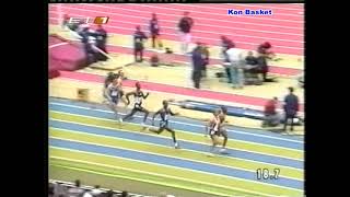 Periklis Iakovakis Mens 400m SemiFinal 1999 World Athletics Indoor Championships [upl. by Kampmeier]