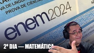 🔴 LIVE  ENEM 2024  2º dia — Prova de Matemática  Gabarito extraoficial [upl. by Maiah]