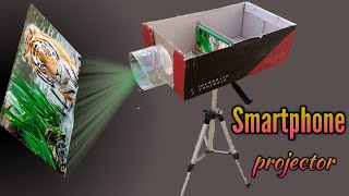 Smartphone projector How to make projector at home [upl. by Salkin]