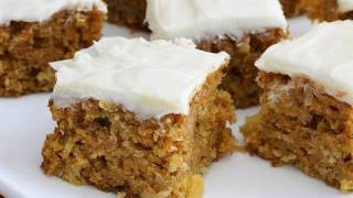 CARROT CAKE  VIDEO RECIPE [upl. by Eineg]