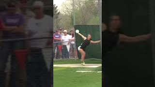 Valarie Allman throwing discus in HIGHSCHOOL RARE FOOTAGE 🔥🔥🔥 [upl. by Tilford]