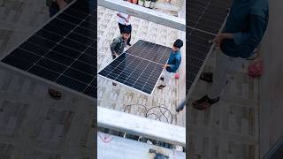 best solarpanel installation cost for home in india solarpower system soldering Shorts [upl. by Ramad435]