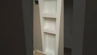 15 built in shelf custom inset caulk shelf [upl. by Tteragram883]