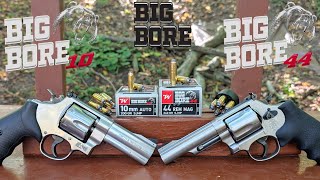 Winchester Big Bore  10mm Auto VS 44 Magnum in Revolvers [upl. by Acemat917]