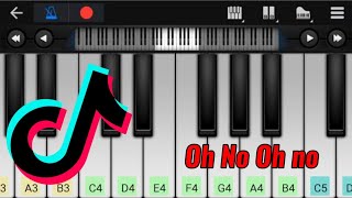 Oh no Oh no Oh no no no Meme Song  Easy Piano Tutorial  Perfect piano [upl. by Acimad]