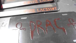 How To Make and Install Custom License Plates and Frames [upl. by O'Connor]